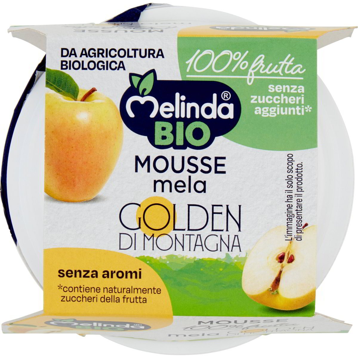 Mousse frutta mela golden x2 MELINDA 2 X 100 G - Coop Shop