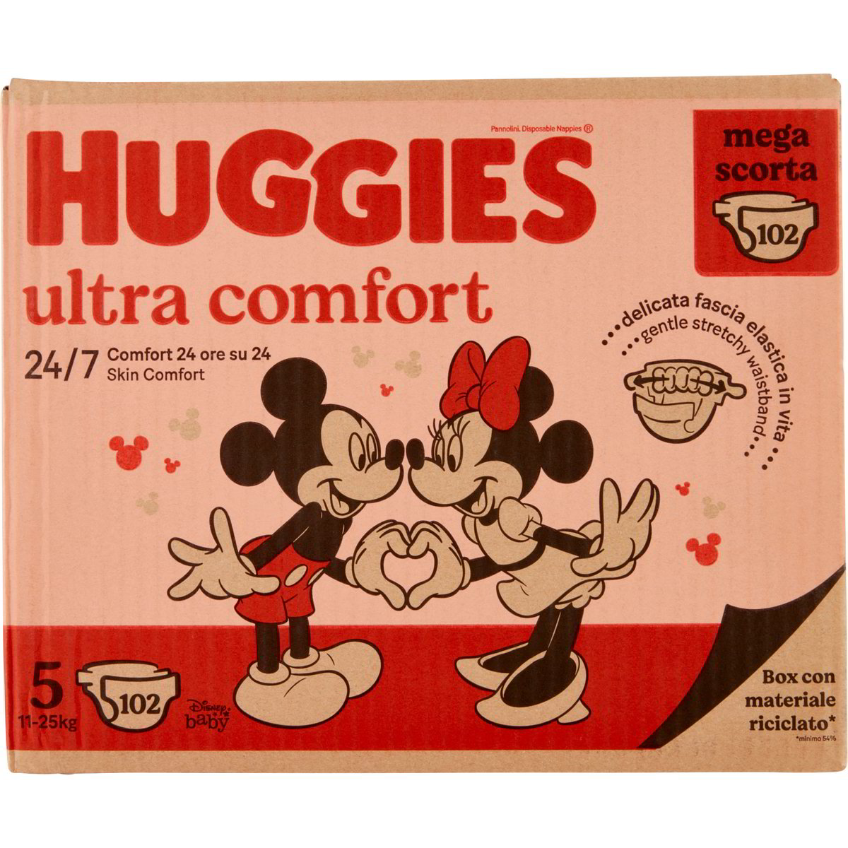 Huggies Ultra Comfort luiers - Maat 5 (11 tot 25 kg) - 126 stuks – Online Voordeelshop