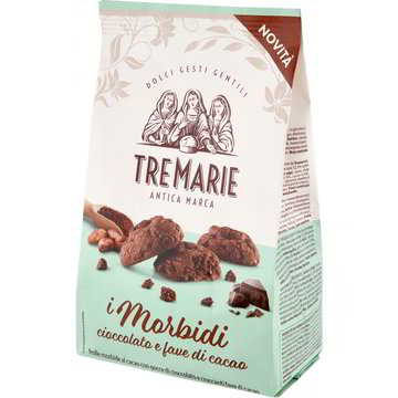 Biscotti Tre Marie - I Morbidi - Fave di Cacao e Cioccolato - 300 g - Tre  Marie - 15098