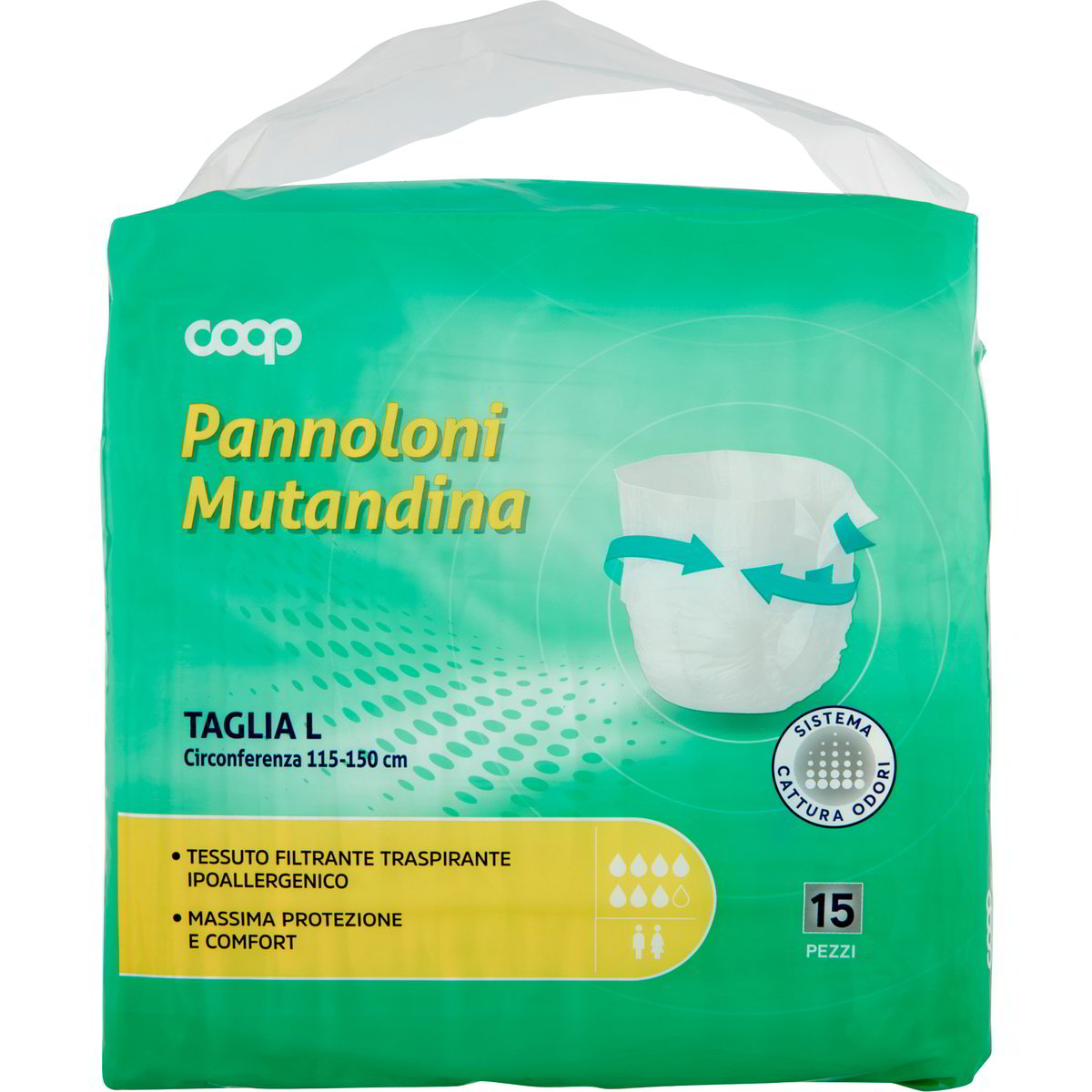 Mutandina Impermeabile PopoWrap Taglia L - Traspirante, Con Chiusura A Velcro, Per Protezione - Foto 9