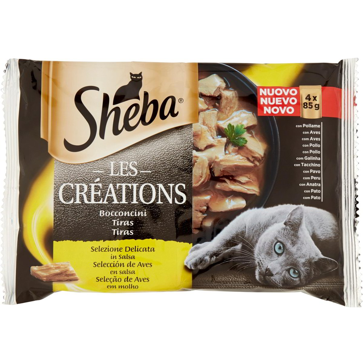 Sheba Selezione Delicata In Salsa - 120 Bustine Da 85g, Cibo Umido Per Gatti Adulti Senza Cereali - Foto 2