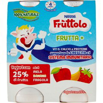 Fruttolo mix mela/banana/fragola x4 FRUTTOLO 4 X 90 G - Coop Shop