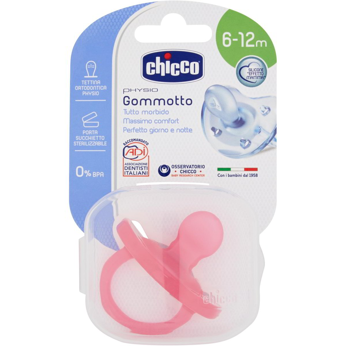 Chicco Physoforma Light Succhietto Silicone Rosa 2 Pezzi 16-36 Mesi - Ciuccio Light Rosa