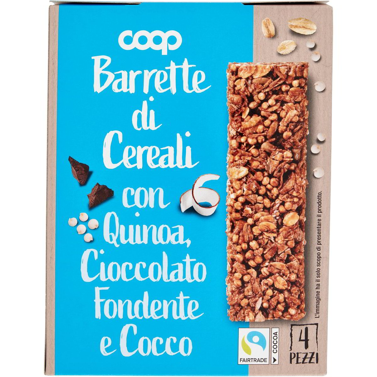 Barrette di cereali con quinoa/cioccolato/cocco x4 COOP 112 G - Coop Shop