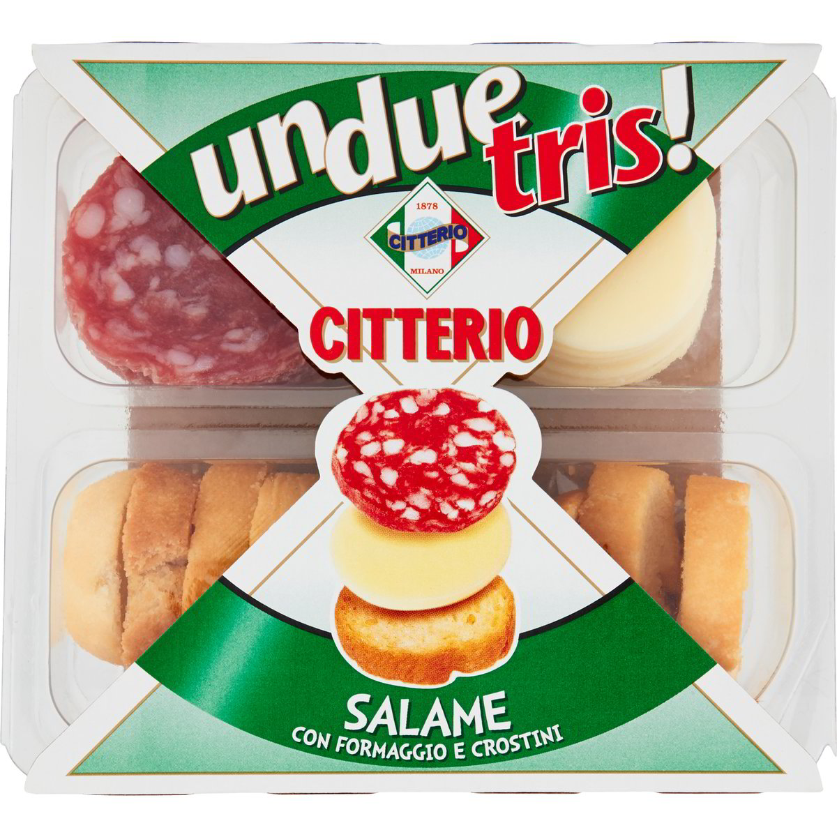 Snack salame/crostini/formaggi CITTERIO 100 G Coop Shop