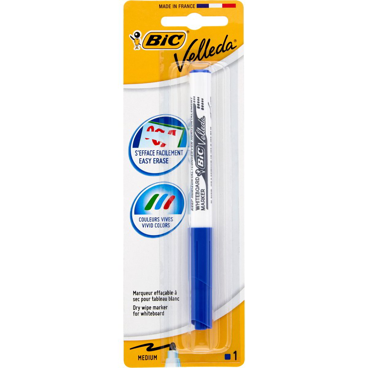 Evidenziatore Velleda Marcatore Blu Medium BIC 1 PZ Coop Shop