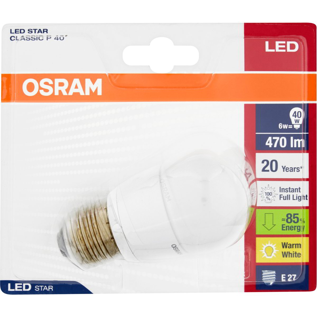 Lampadina led retrofit classic p 37 4w e14 white OSRAM 1 PZ - Coop Shop