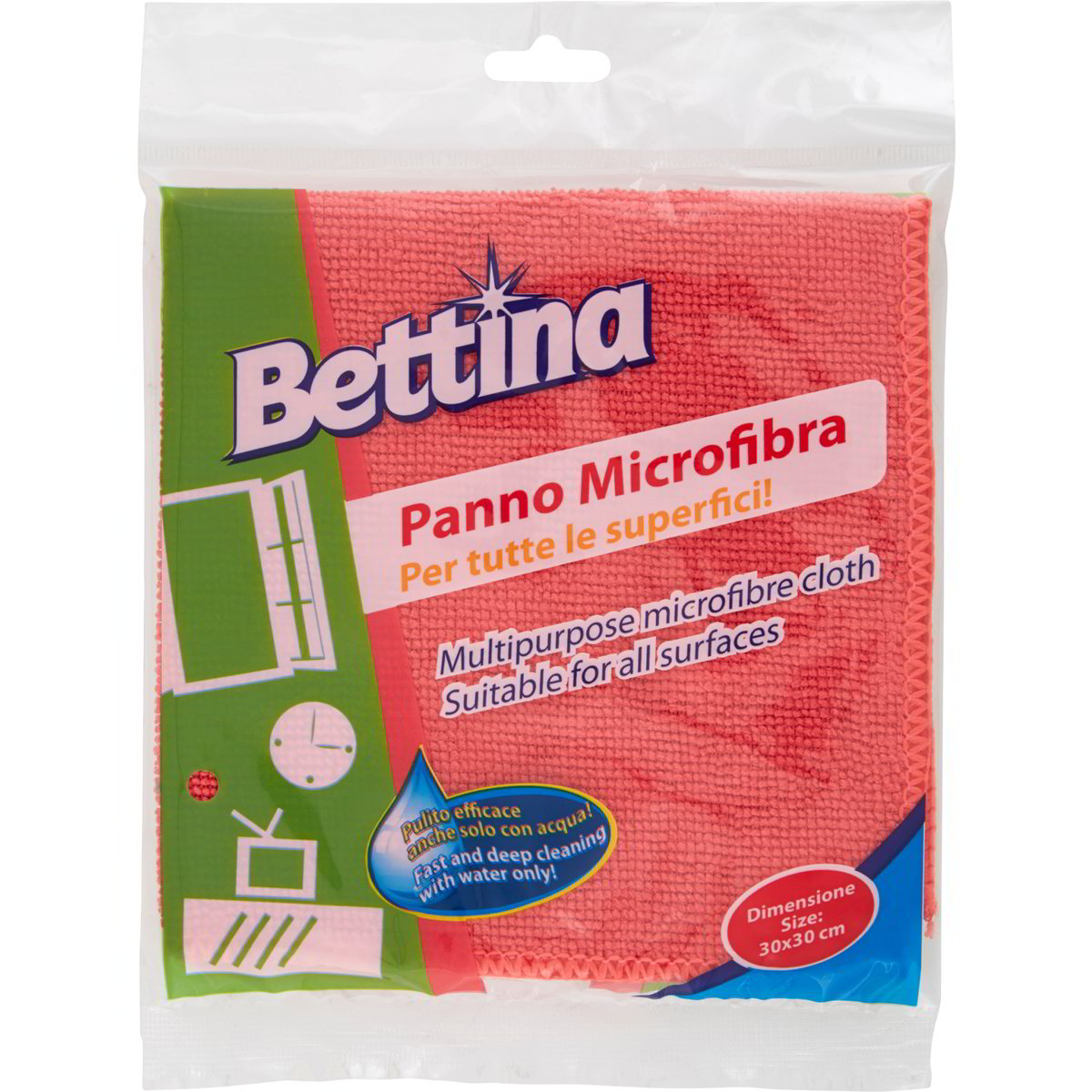 Vileda Microfibre Colors, Panni In Microfibra, 30x 30 Cm , 8 Pezzi - Foto 8