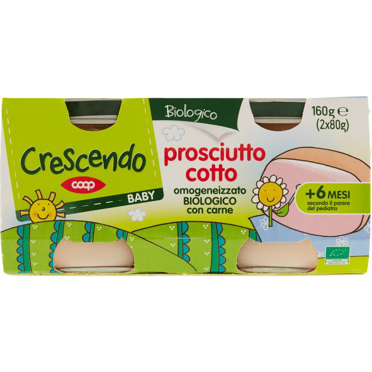 Omogeneizzato prosciutto cotto COOP CRESCENDO 2 X 80 G Coop Shop