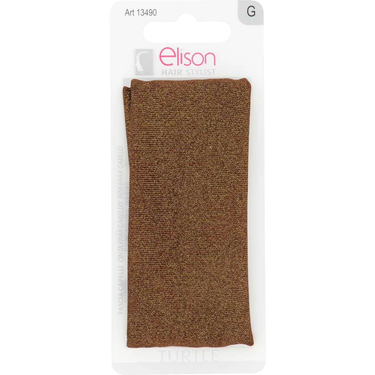 Fascia Per Capelli Elastica Donna Eleganza - Colore Marrone, Altezza 6 Cm, Larga, Cerchietto Morbido - 4