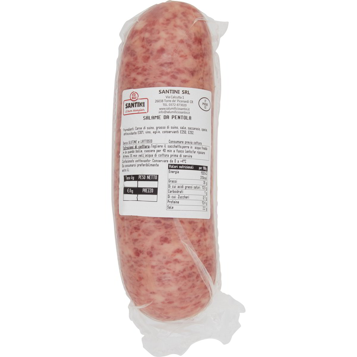 Salame da pentola sottovuoto SANTINI 700 GR Coop Shop