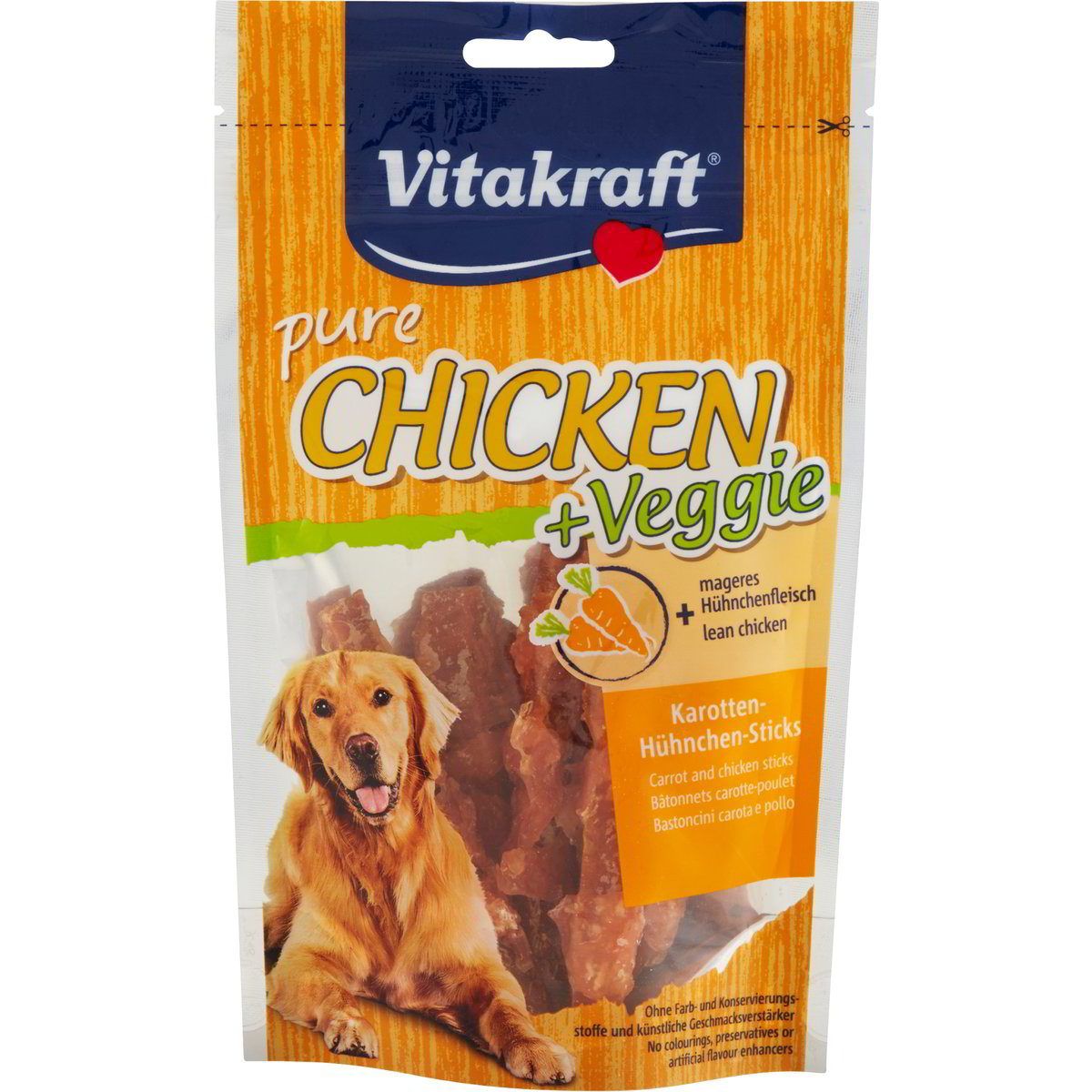 Snack Per Conigli Click & Snack - Carote Naturali In Forma Di Cuore, 25g - Premio Delizioso Per Animali