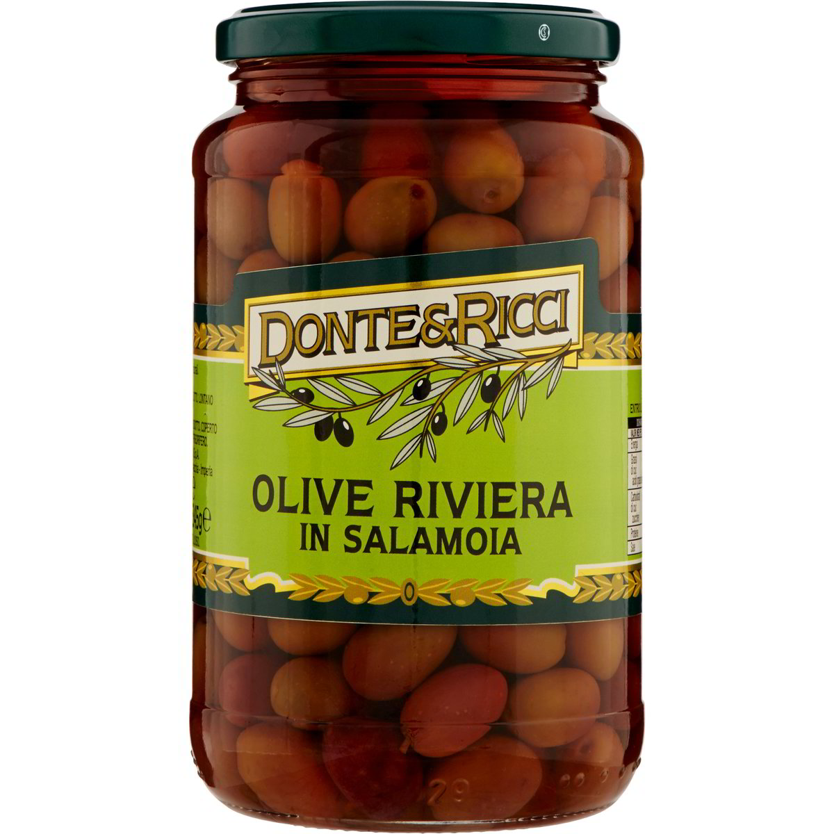 olive nere in salamoia in barattolo