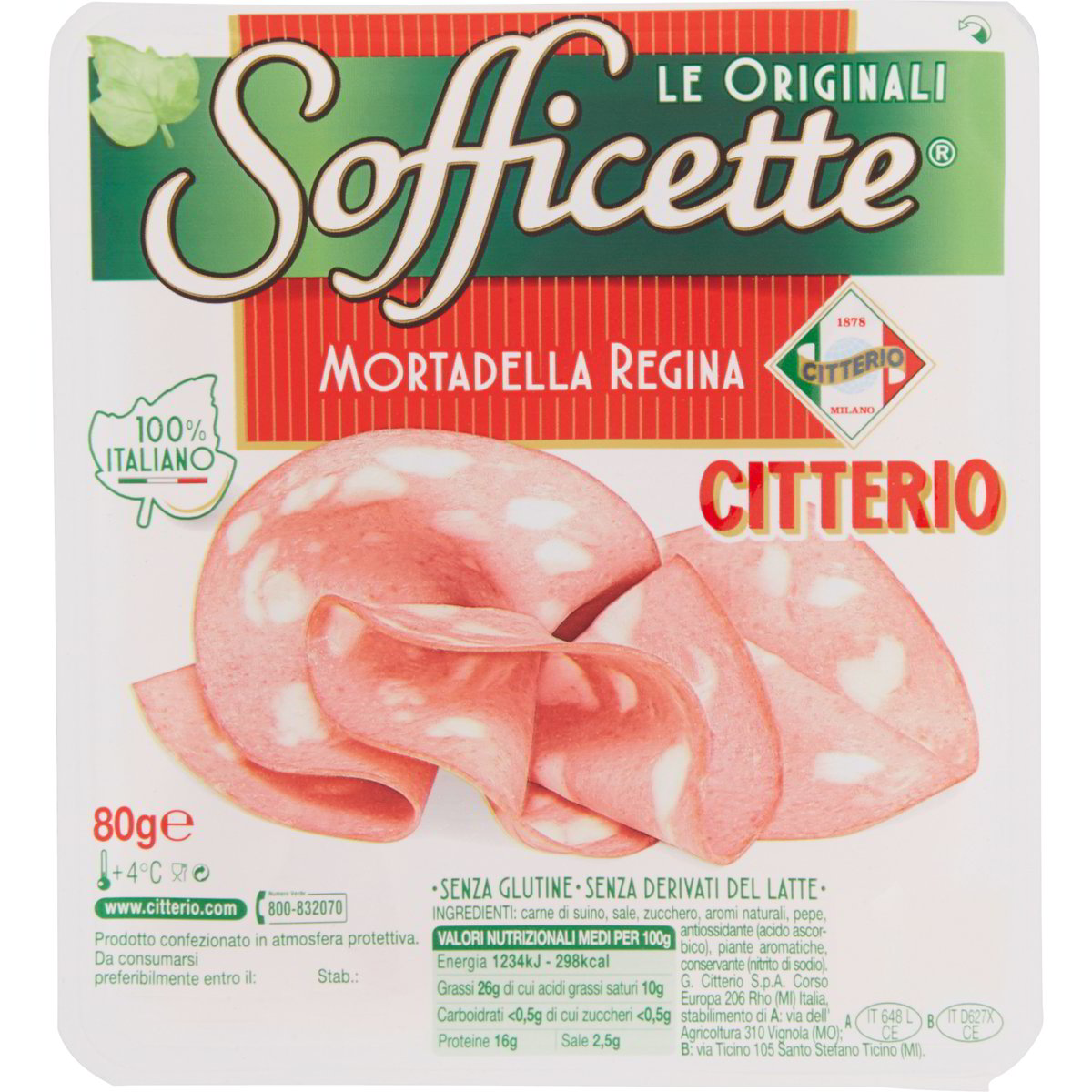 Mortadella regina CITTERIO 80 G Coop Shop