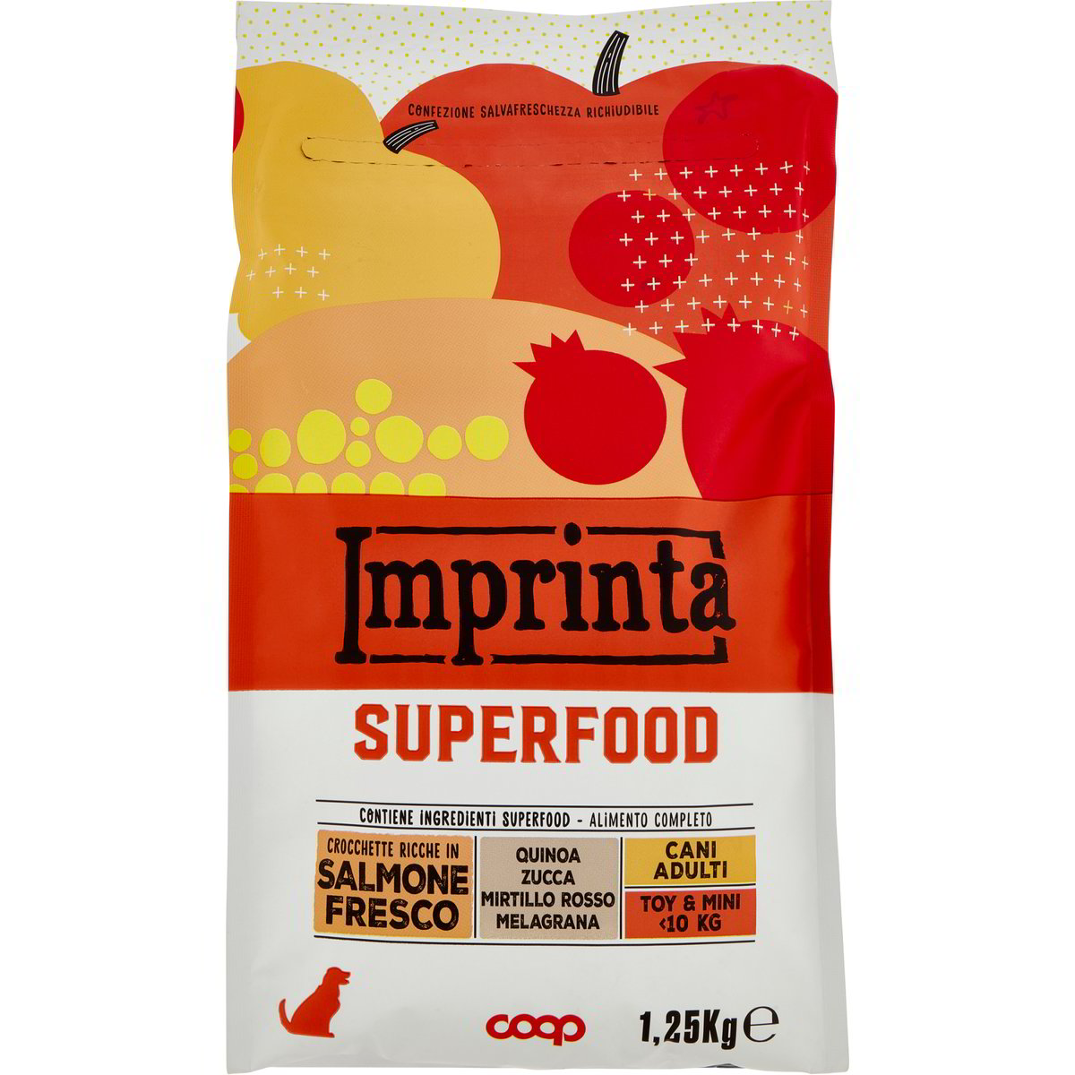 Crocchette per cani toy/mini superfood al salmone COOP IMPRINTA 1250