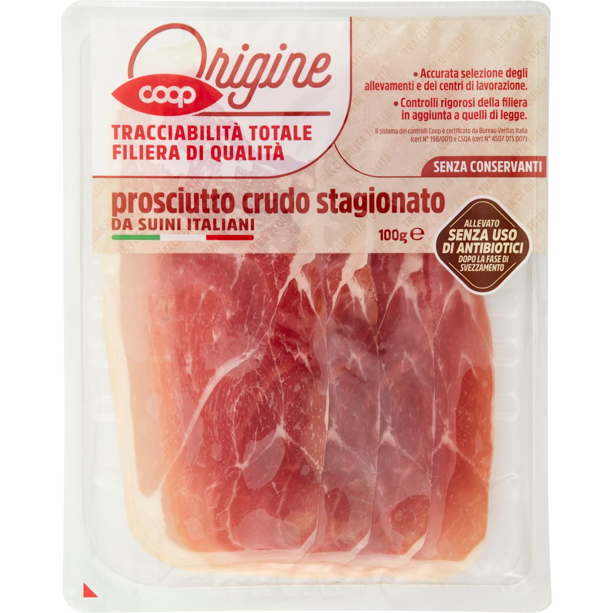 Prosciutto crudo stagionato COOP 100 G Coop Shop