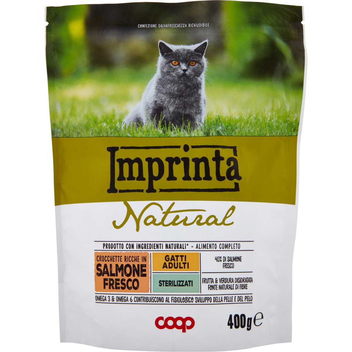 Crocchette Almo Nature Sterilised Con Salmone Fresco - Per Gatti Adulti Sterilizzati, 2kg - Foto 3