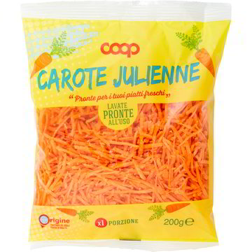Carote julienne COOP - ORIGINE 200 G - Coop Shop