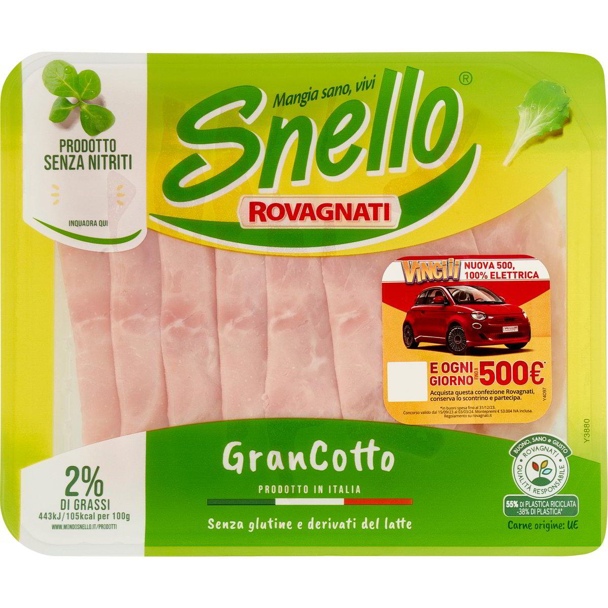 Prosciutto cotto snello grancotto ROVAGNATI 100 G Coop Shop