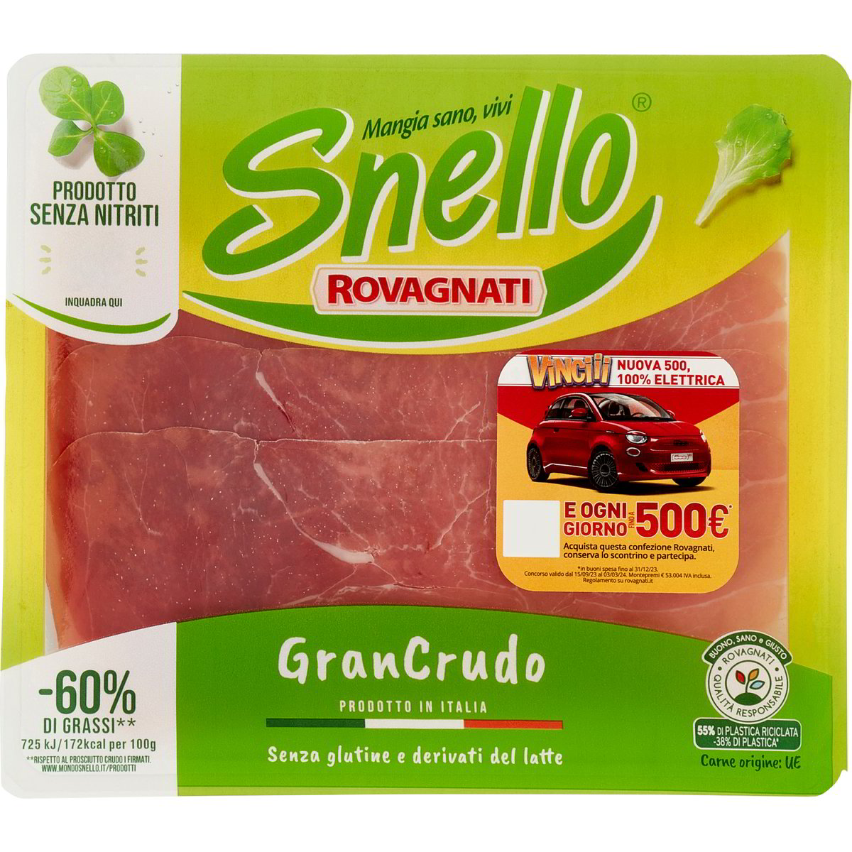 Prosciutto crudo grancrudo stagionato snello ROVAGNATI 70 G Coop Shop
