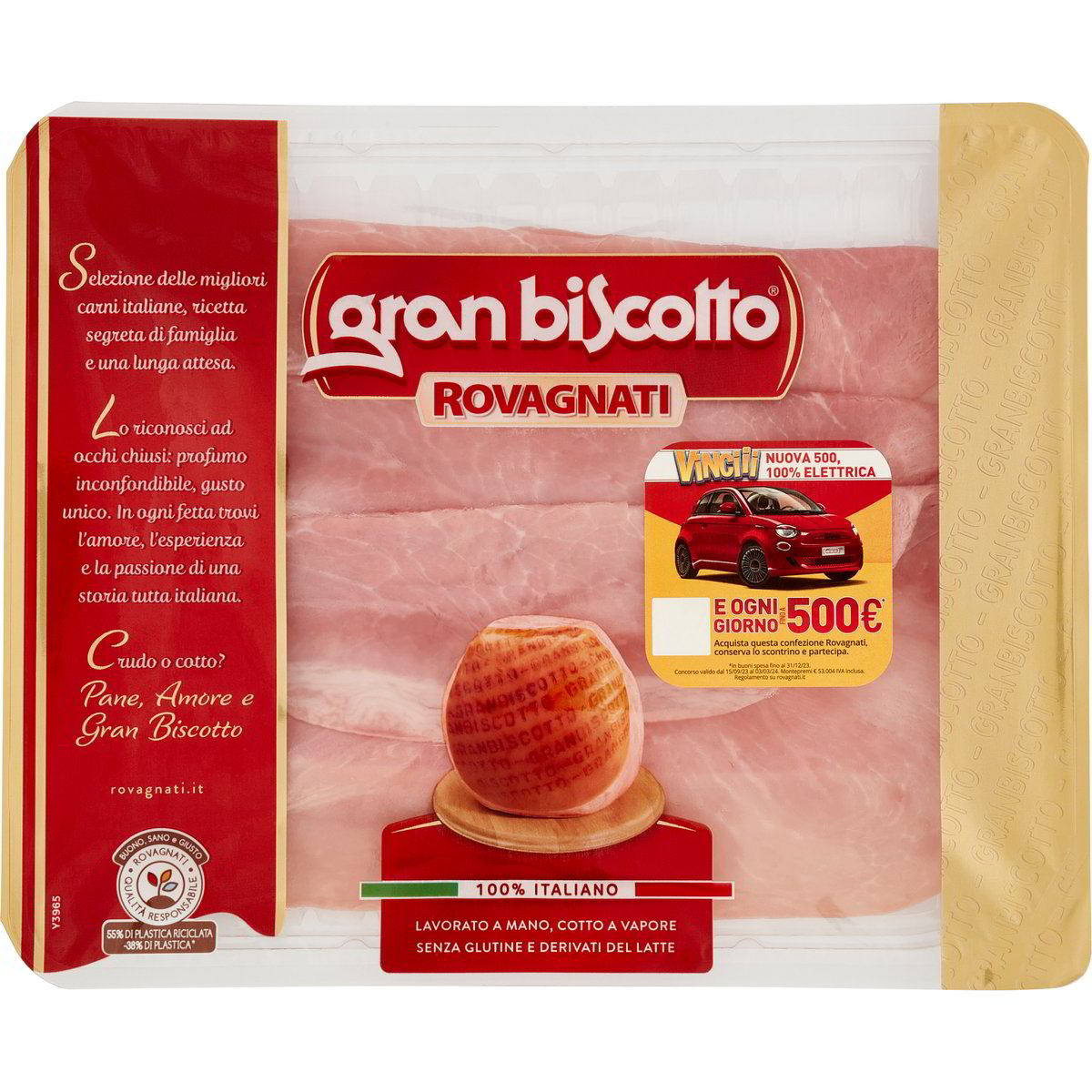 Prosciutto cotto gran biscotto ROVAGNATI 100 G Coop Shop