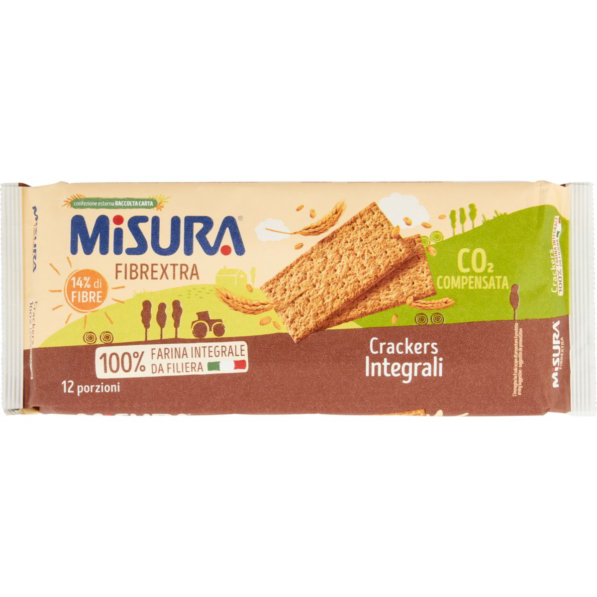 Crackers integrali fibrextra MISURA 385 G - Coop Shop