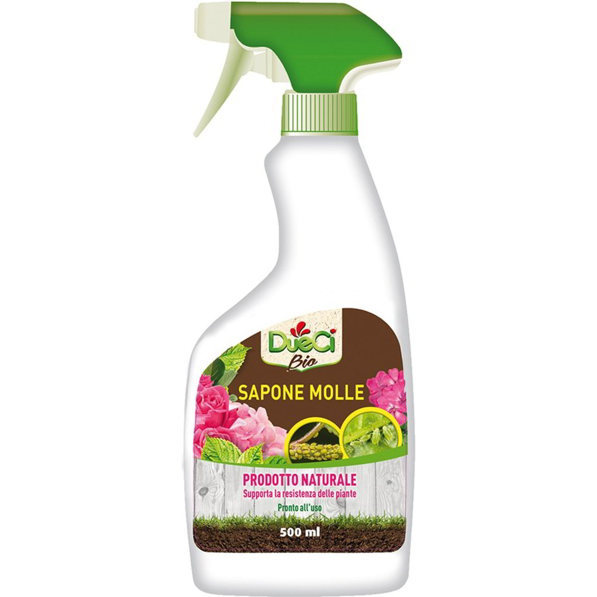I CONSIGLI DELL'ESPERTO- Sapone Molle Potassico Concentrato 250 ml – Corroborante Naturale Bio per Piante, Orto e Giardino – Azione Abbattente contro Afidi, Cocciniglia e Melata