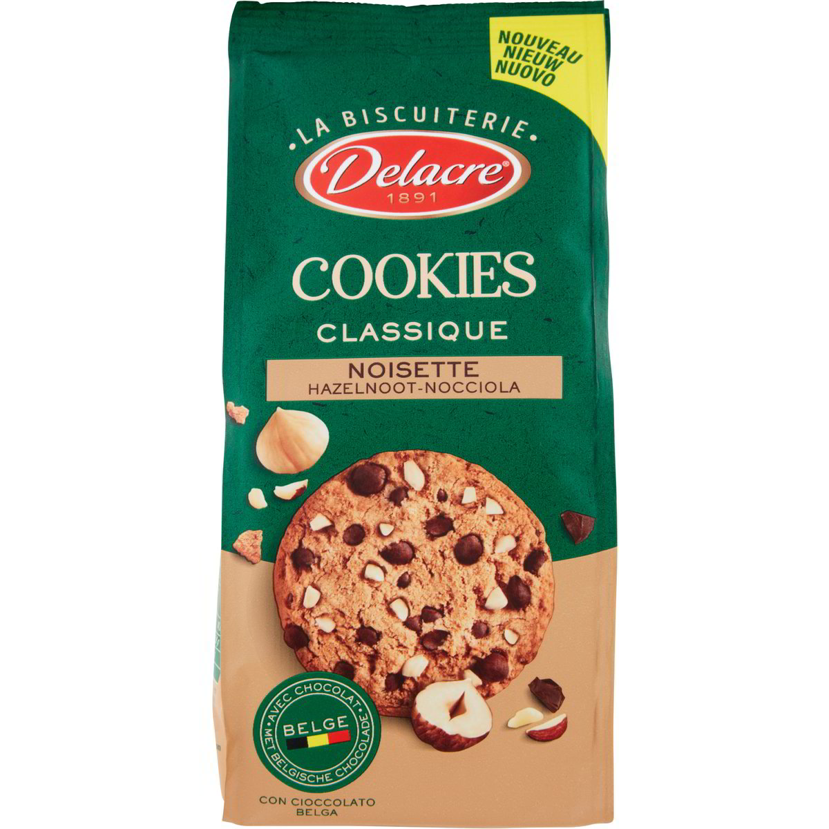 Biscotti cookies con nocciole DELACRE 136 G Coop Shop
