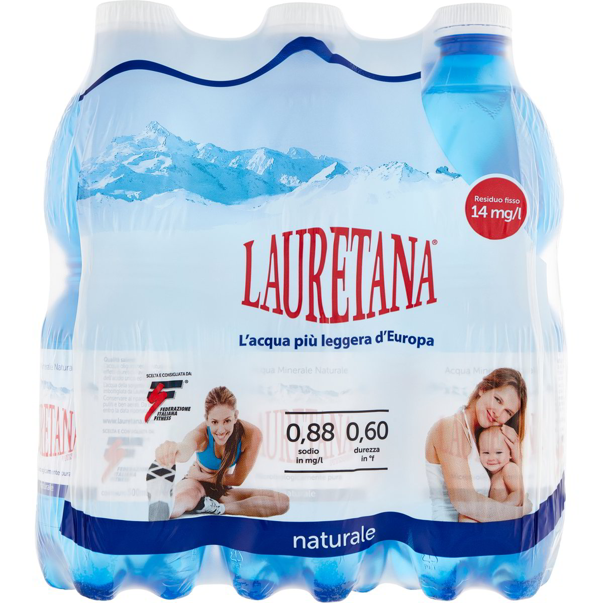 Acqua naturale LAURETANA 6 X 500 ML - Coop Shop
