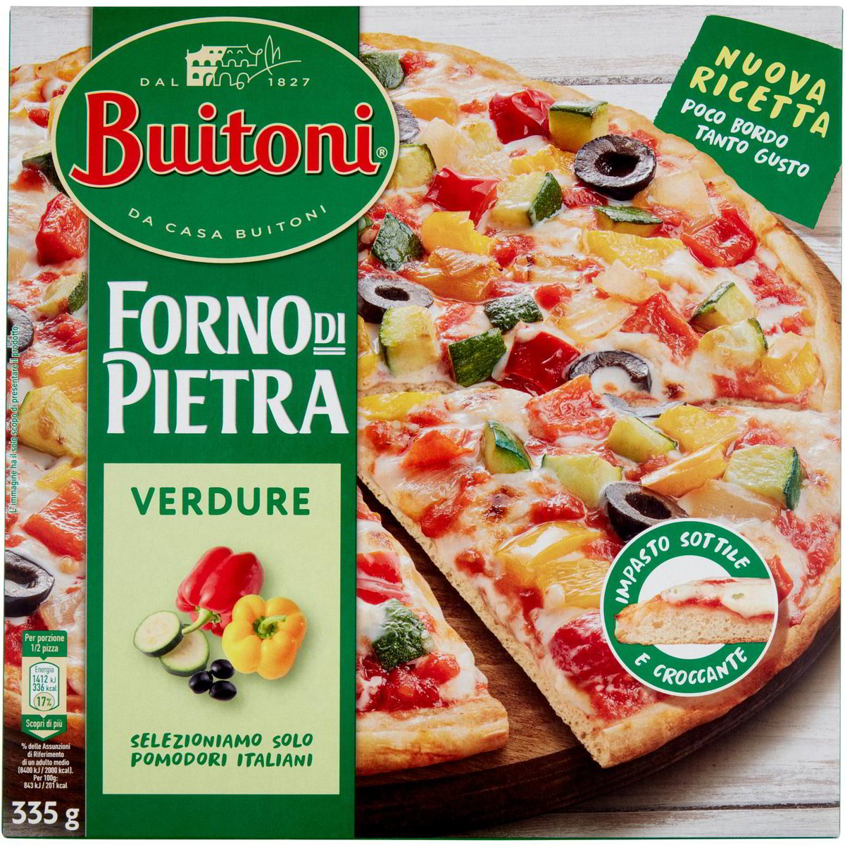 Pizza surgelata in forno di pietra alle verdure BUITONI 335 G Coop Shop