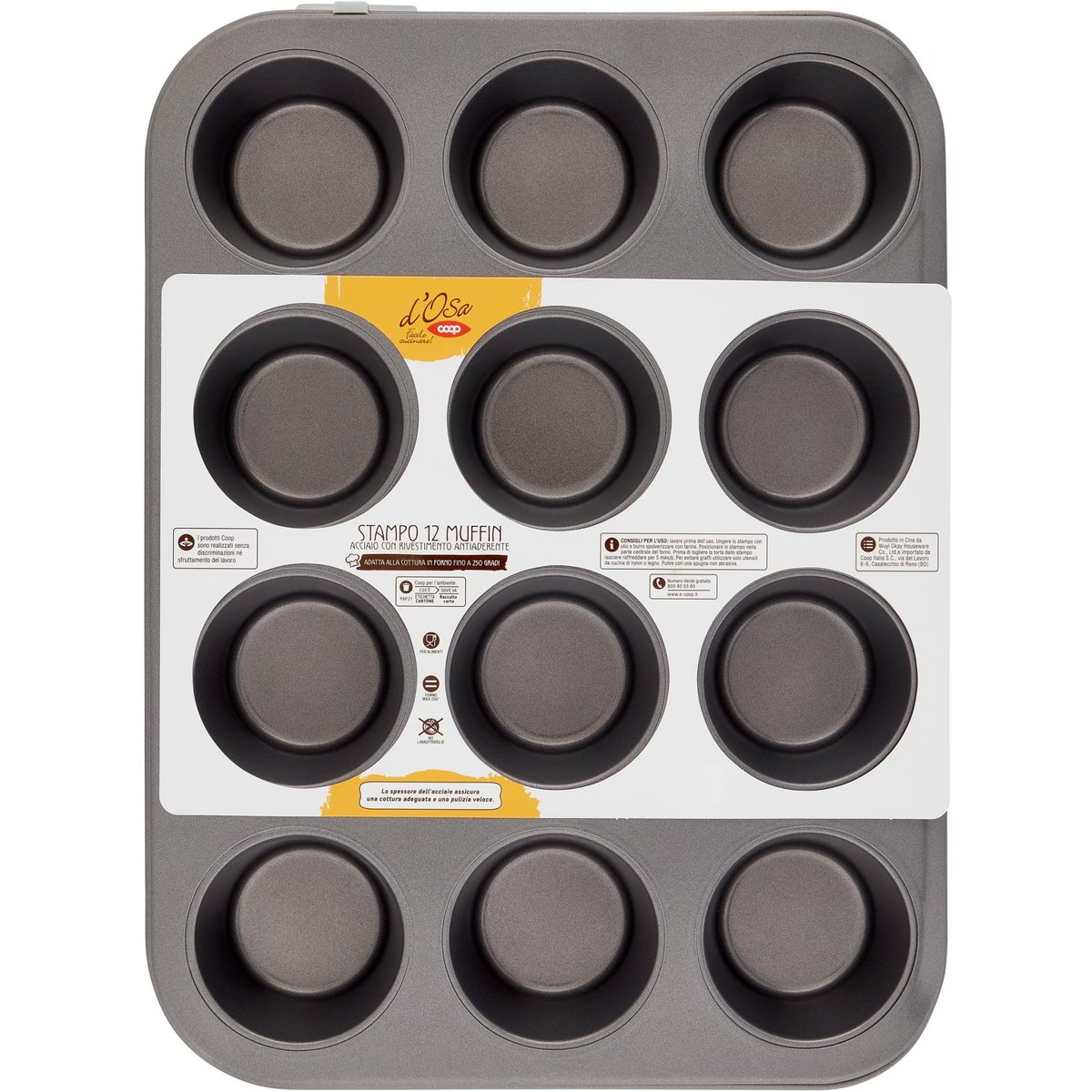 stampini in alluminio per muffin