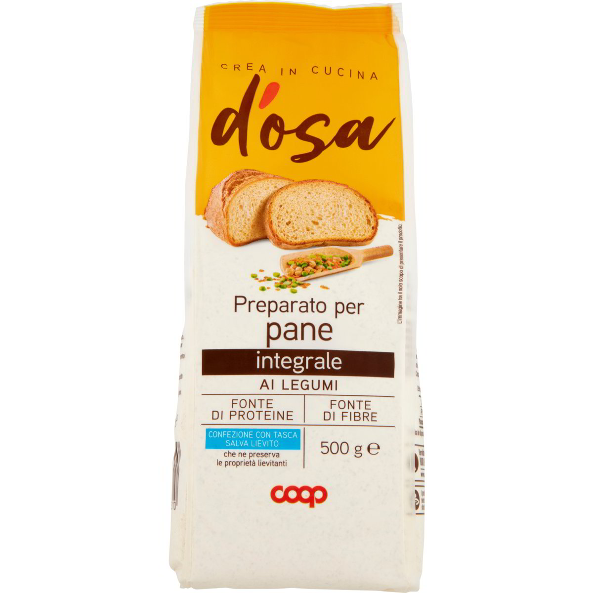 Preparato per pane integrale e legumi COOP - D'OSA 500 G - Coop Shop