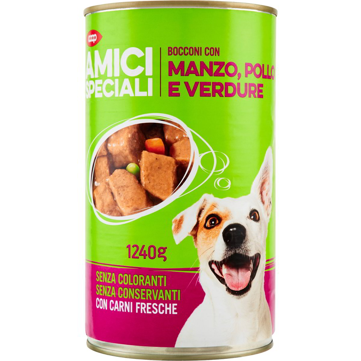 Cibo Umido Per Cani - Bocconcini Di Manzo In Salsa, 6 Lattine Da 1,24kg, Alimento Completo - Foto 7