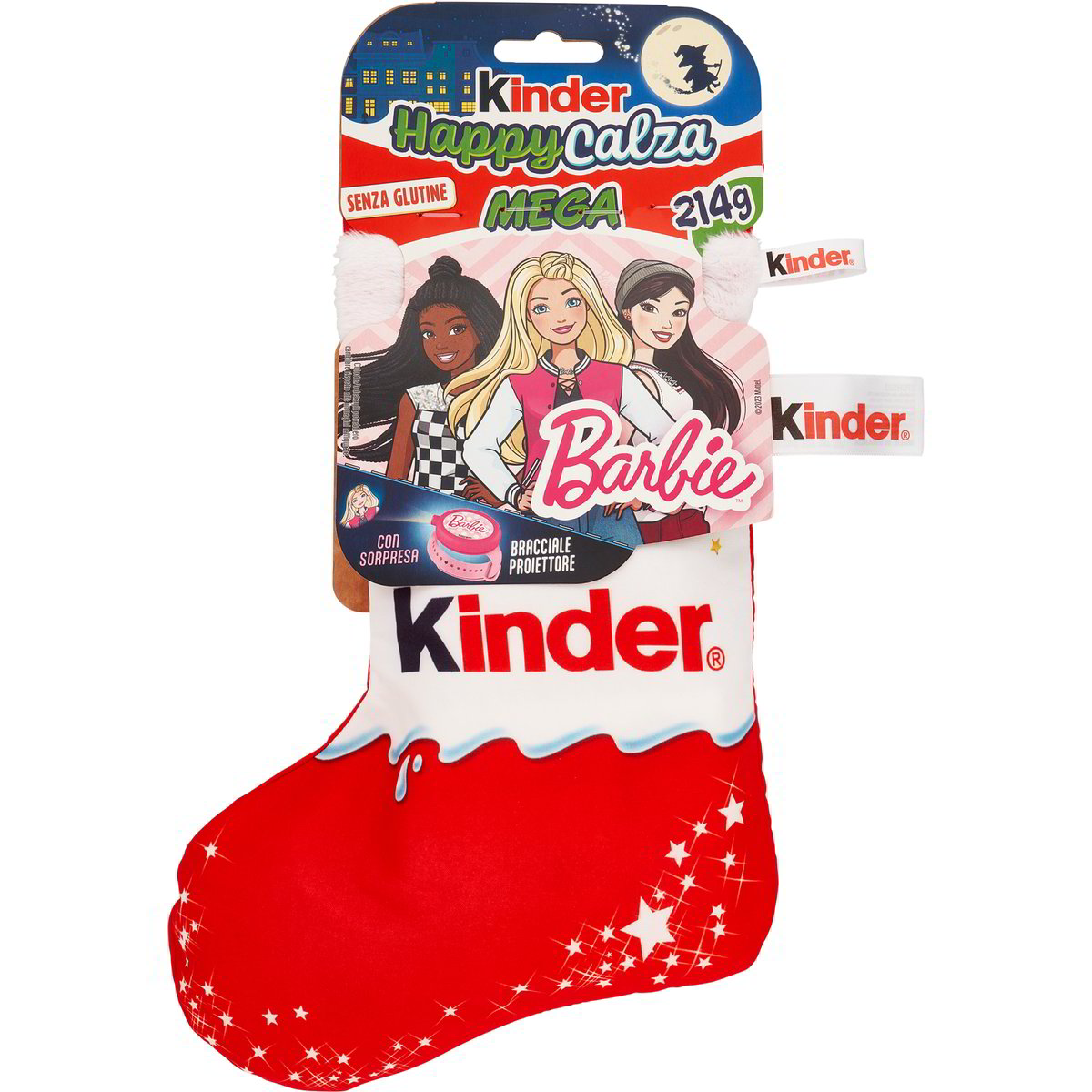 Befana calza happy calza mega barbie FERRERO 214 G Coop Shop