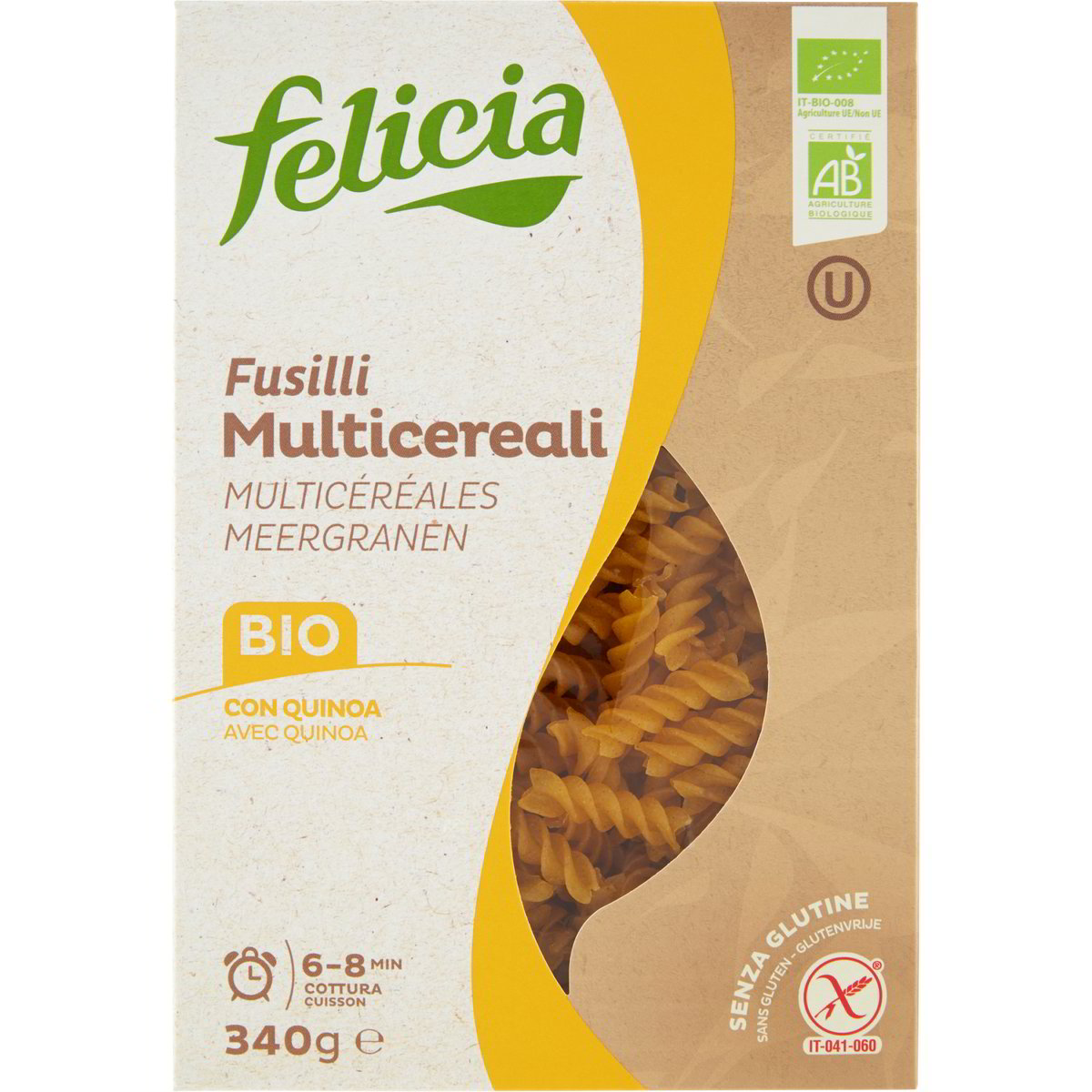 Fusilli multicereali FELICIA BIO 340 G - Coop Shop