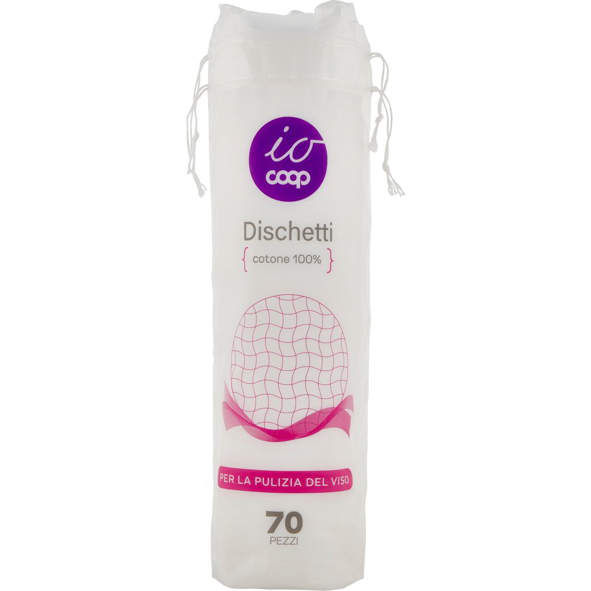 Dispenser Dischetti Di Cotone Da Parete - Con 55 Dischetti, Design Igienico