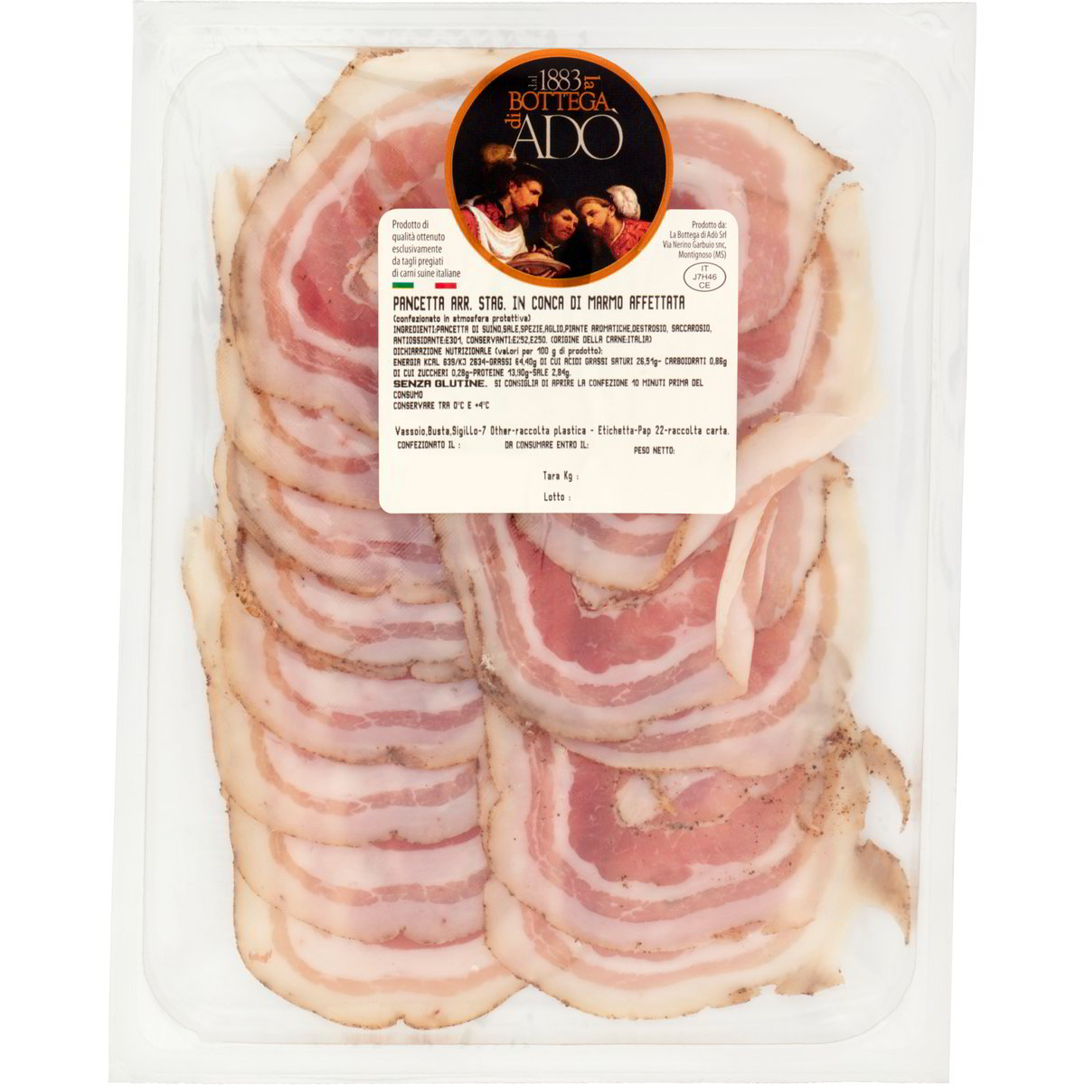 Pancetta arrotolata stagionata LA BOTTEGA DI ADÒ 100 G Coop Shop