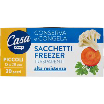 14 Sacchetti Freezer Con Zip Slid 6L – Quick Pack 30x40cm, Perfetti Per Alimenti E Viaggio