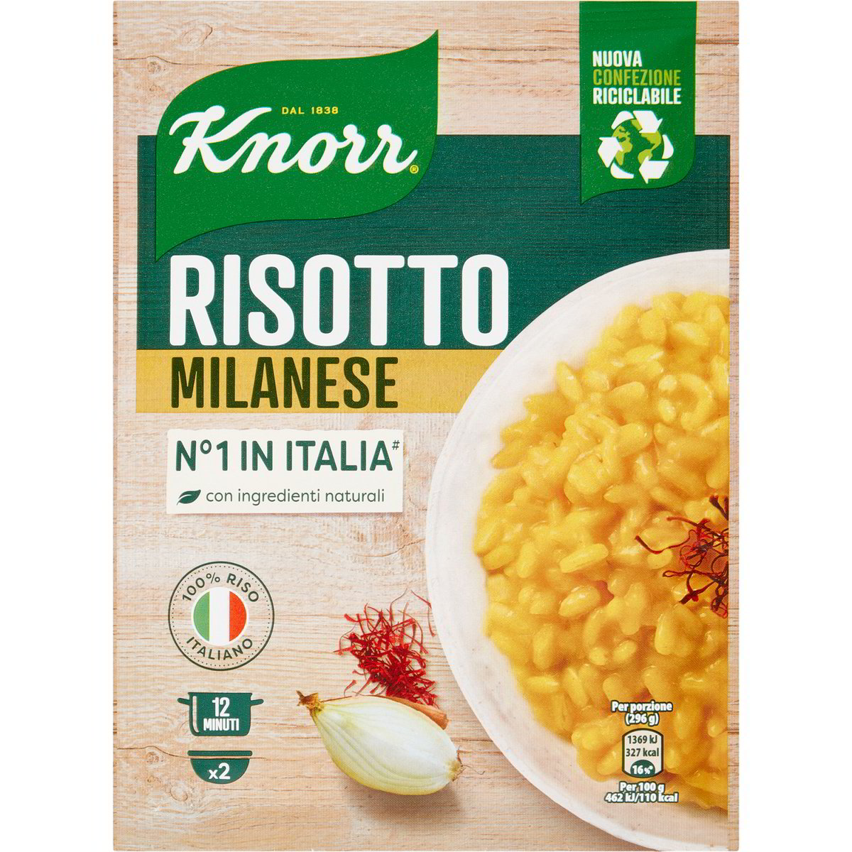 Risotto alla milanese KNORR 175 G Coop Shop