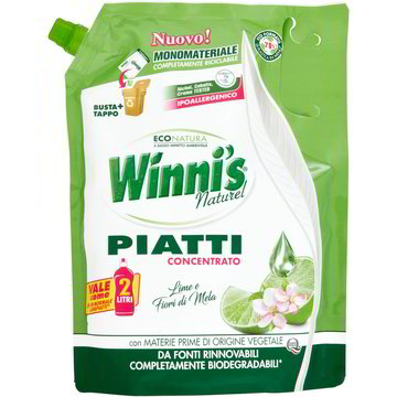 Detersivo Piatti Concentrato Lime E Fiori Di Mela WINNI S 1000 ML 