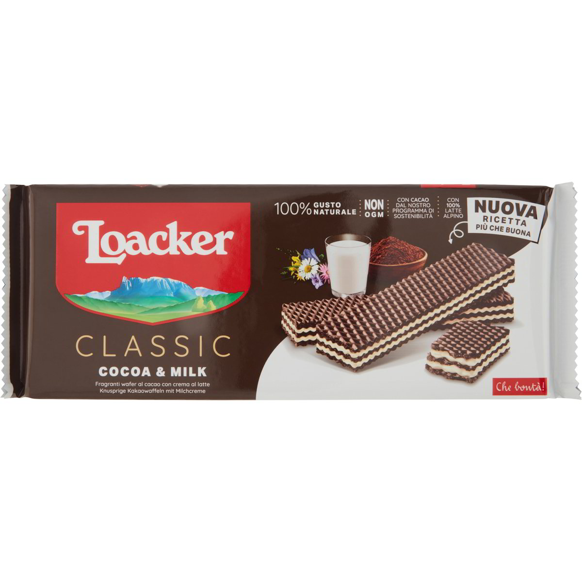 Wafer al latte e cacao LOACKER 175 G - Coop Shop