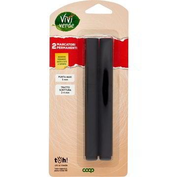 Pentel N860/4 Tasca Di 4 Pennarelli Permanenti Punta A Scalpello Media Nero/rosso/blu/verde, 4 Pezzi