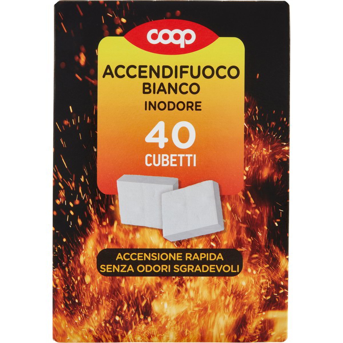 Accendifuoco Ecologico Papillon - 24 Cubetti Inodori E Atossici Per Barbecue, Camino E Stufa