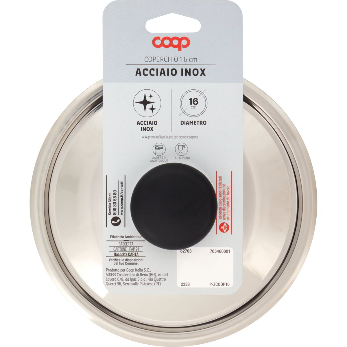 Pentolino In Acciaio Inox 16 Cm Con Coperchio – Facile Da Pulire, Adatto A Tutti I Piani Cottura