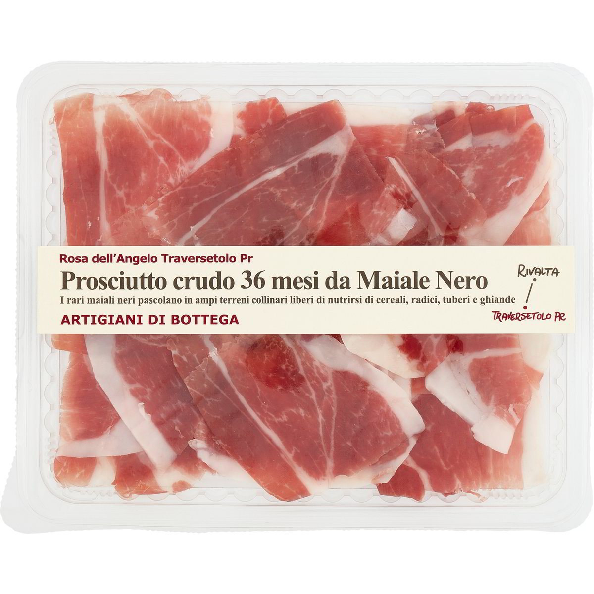 Prosciutto crudo 36 mesi maiale nero ARTIGIANI DI BOTTE 70 G Coop Shop