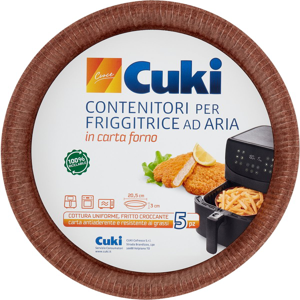 125 Carte Forno Per Friggitrice Ad Aria - 20x20cm, Per Ninja, Philips, Ecc.