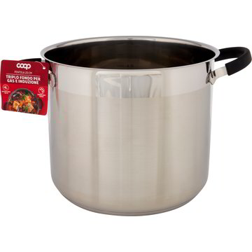 Pentola Arcos Forza 24 Cm 4.5L | Fondo Triplo Strato Acciaio Inox | Senza PFOA | Cucina Professionale