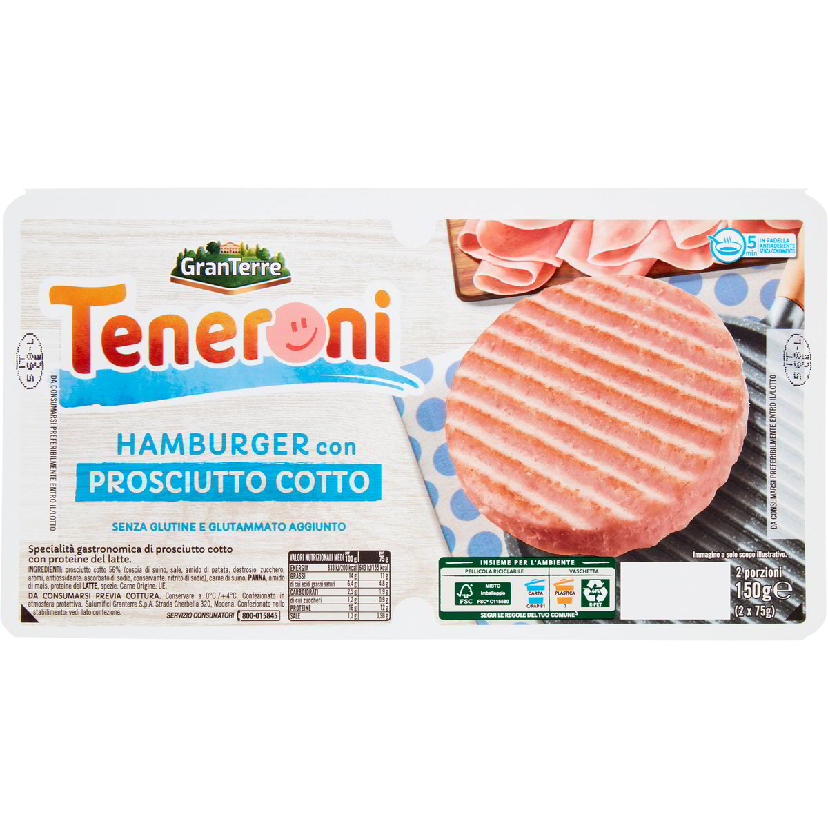 Teneroni di prosciutto cotto CASA MODENA 150 G Coop Shop