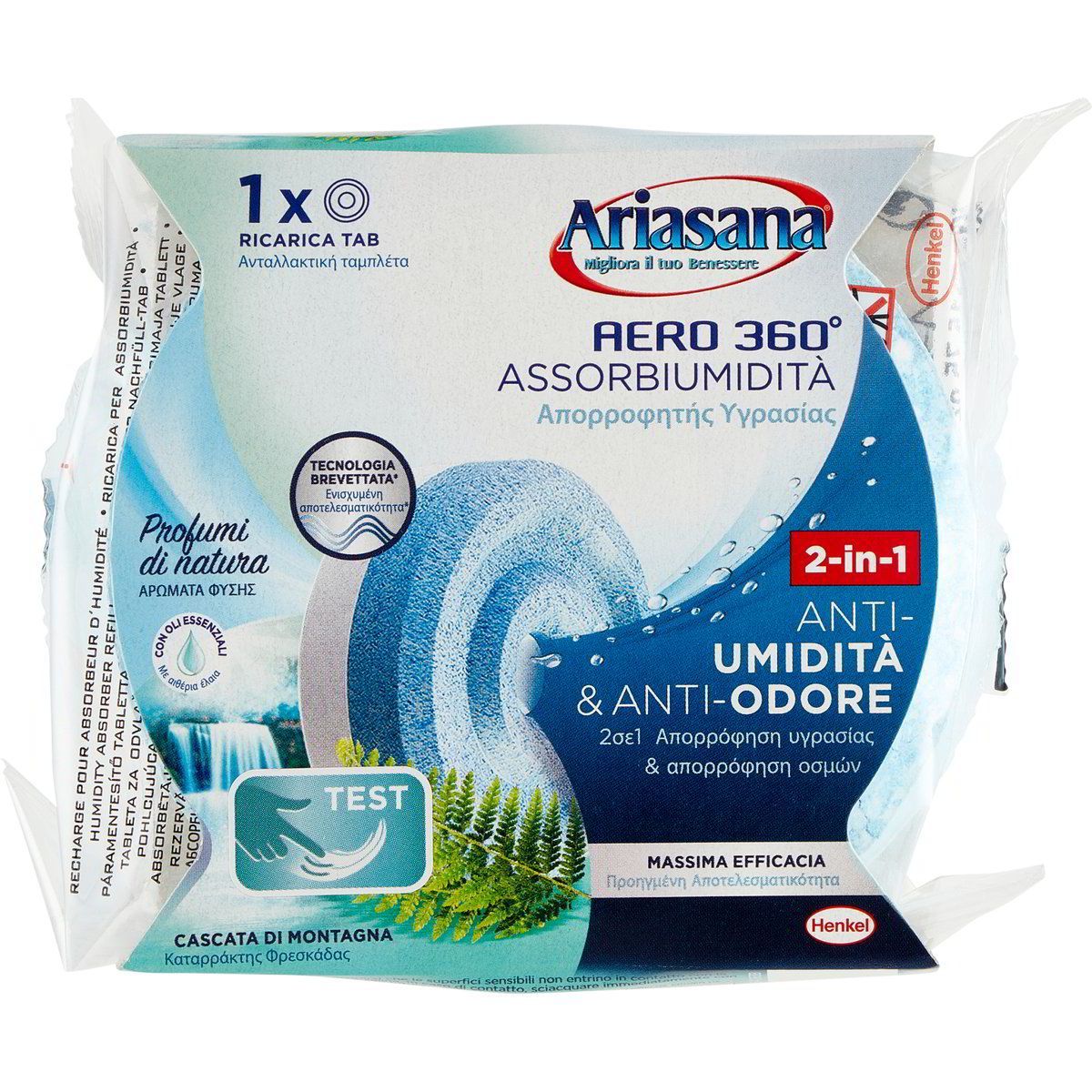 Ariasana Minifresh Coccole Di Vaniglia E Energia Fruttata - Sacchetti Assorbiumidità 2in1 Per Armadi E Cassetti - Confezione Multiprodotto
