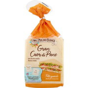 Pane a fette gran di cuore senza crosta MULINO BIANCO 400 G Coop Shop